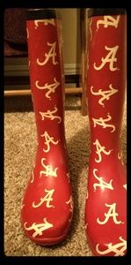 Alabama Crimson Tide Rainboots